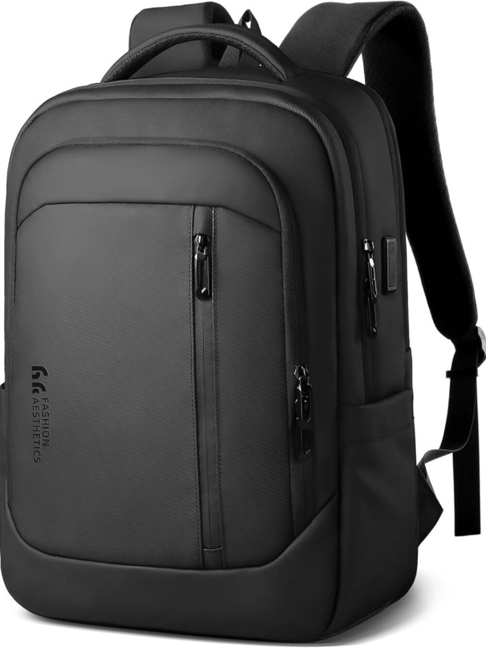 Stylish 16-Inch Laptop Backpack, 25L Capacity, USB Charging Port, Unisex Design